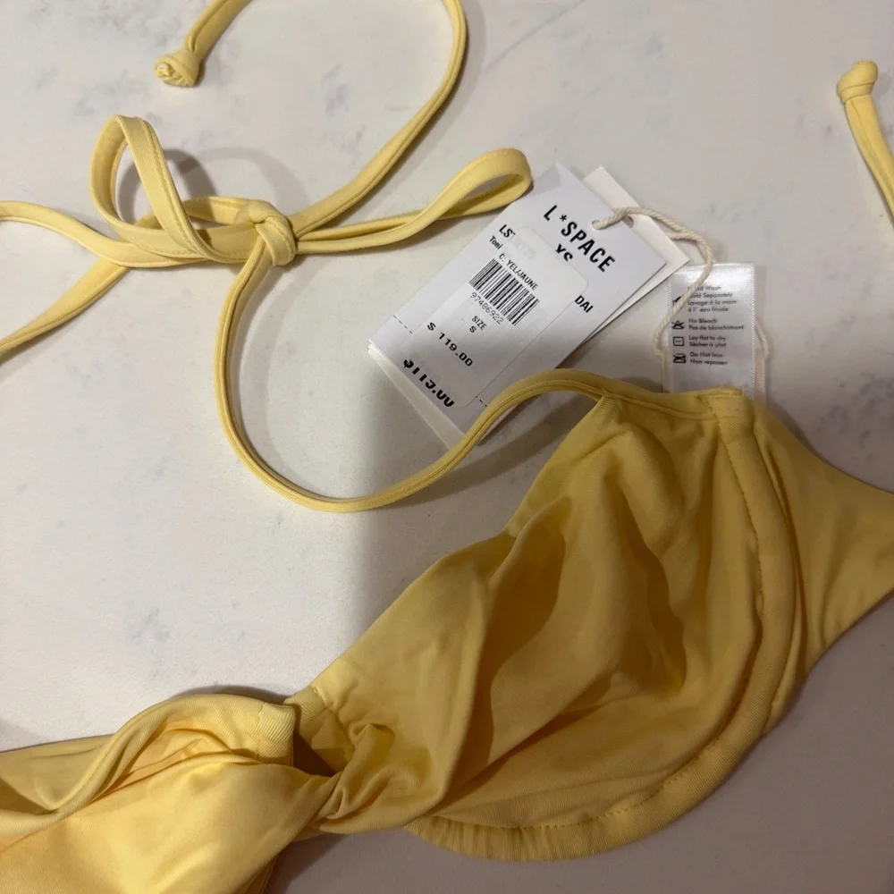 NWT L*Space Sunny Yellow Bikini